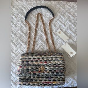Tory Burch Kira Tweed Small Convertible Shoulder Bag